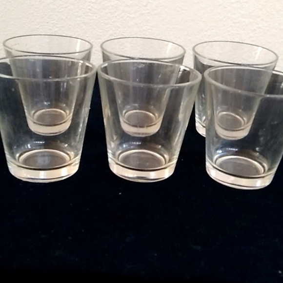 Unbranded Other - D- Set of 6 Juice Glasses